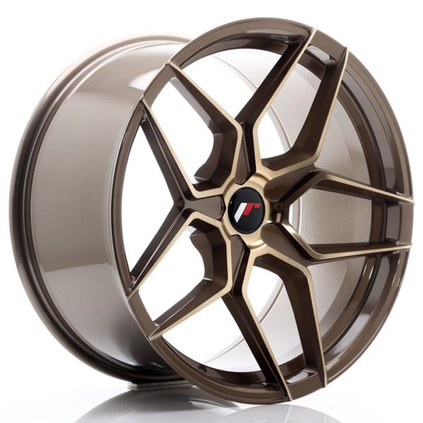 JR Wheels JR34 20x10 ET20-40 5H (Custom PCD) Platinum Bronze