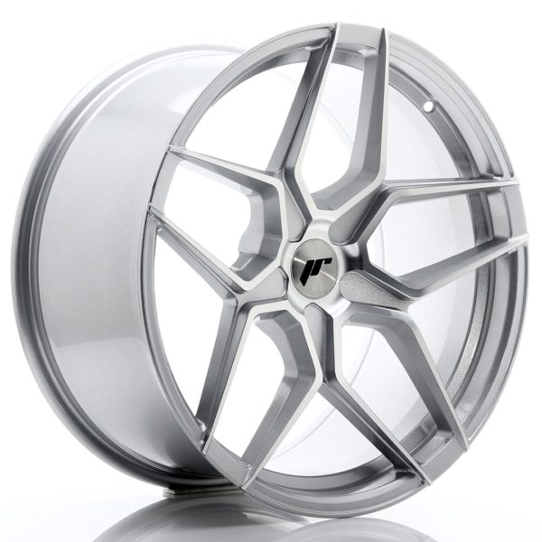 JR Wheels JR34 20x10 ET20-40 5H (Custom PCD) Silver Machined Face