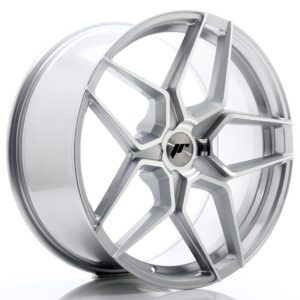 JR Wheels JR34 20x9 ET20-40 5H (Custom PCD) Silver Machined Face