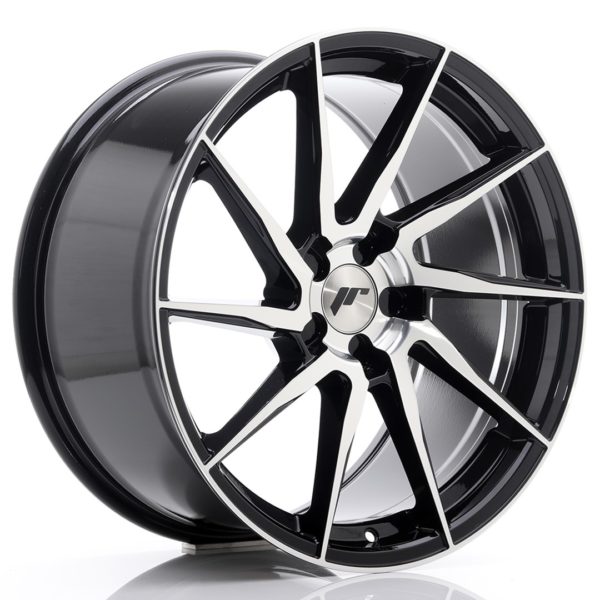 JR Wheels JR36 19x9,5 ET20-45 5H (Custom PCD) Gloss Black Machined Face