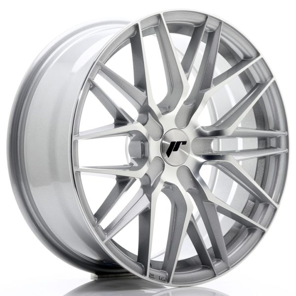 JR Wheels JR28 18x7,5 ET20-40 (Custom PCD) Silver Machined Face