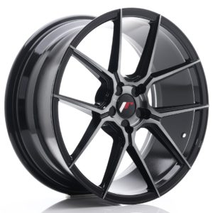 JR Wheels JR30 19x8,5 ET20-42 5H (Custom PCD) Black Brushed w/Tinted Face