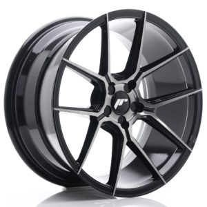 JR Wheels JR30 19x9,5 ET20-40 5H (Custom PCD) Black Brushed w/Tinted Face