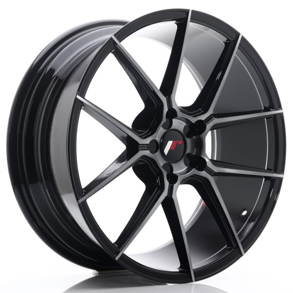 JR Wheels JR30 20x8,5 ET20-42 5H (Custom PCD) Black Brushed w/Tinted Face