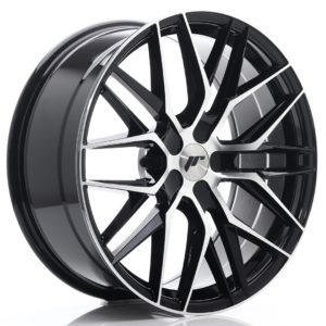 JR Wheels JR28 20x8,5 ET40 5H (Custom PCD) Gloss Black Machined Face