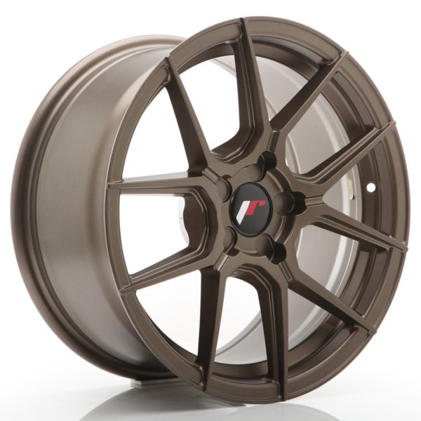 JR Wheels JR30 17x8 ET20-40 5H (Custom PCD) Matt Bronze