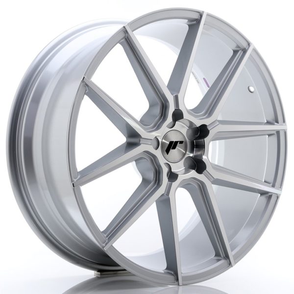 JR Wheels JR30 21x9 ET20-40 5H (Custom PCD) Silver Machined Face