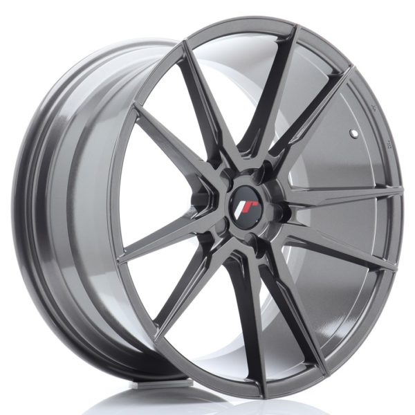 JR Wheels JR21 21x10 ET15-48 5H (Custom PCD) Hyper Gray