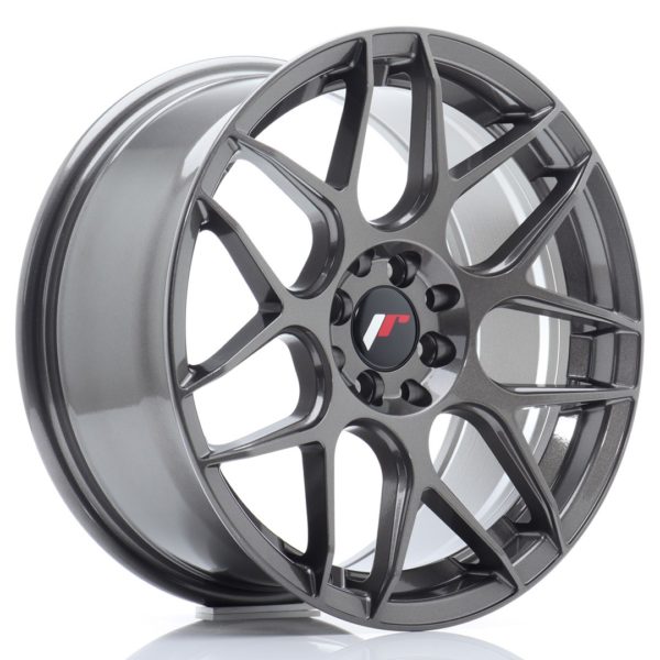 JR Wheels JR18 17x8 ET25 4x100/108 Hyper Gray