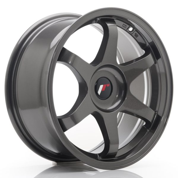 JR Wheels JR3 17x8 ET35 (Custom PCD) Hyper Gray