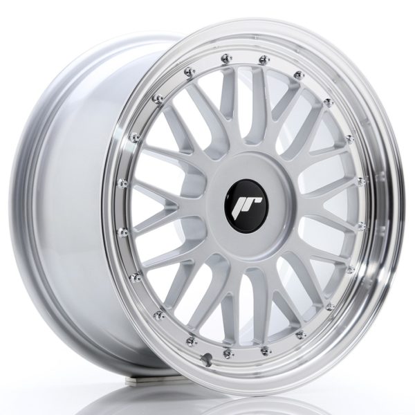 JR Wheels JR23 17x8 ET20-45 (Custom PCD) Hyper Silver w/Machined Lip