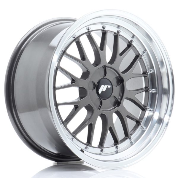 JR Wheels JR23 18x9,5 ET25-48 5H (Custom PCD) Hyper Gray w/Machined Lip