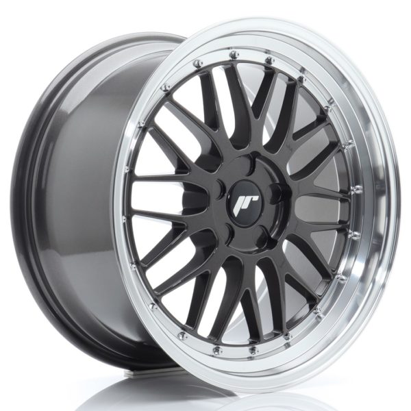 JR Wheels JR23 19x9,5 ET20-48 5H (Custom PCD) Hyper Gray w/Machined Lip