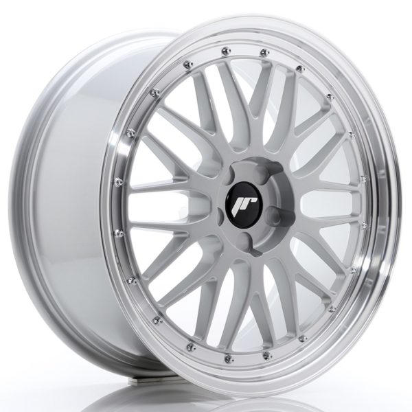 JR Wheels JR23 20x9 ET20-50 5H (Custom PCD) Hyper Silver w/Machined Lip