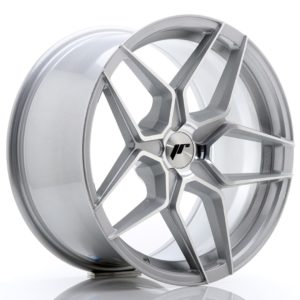 JR Wheels JR34 18x9 ET20-42 5H (Custom PCD) Silver Machined Face