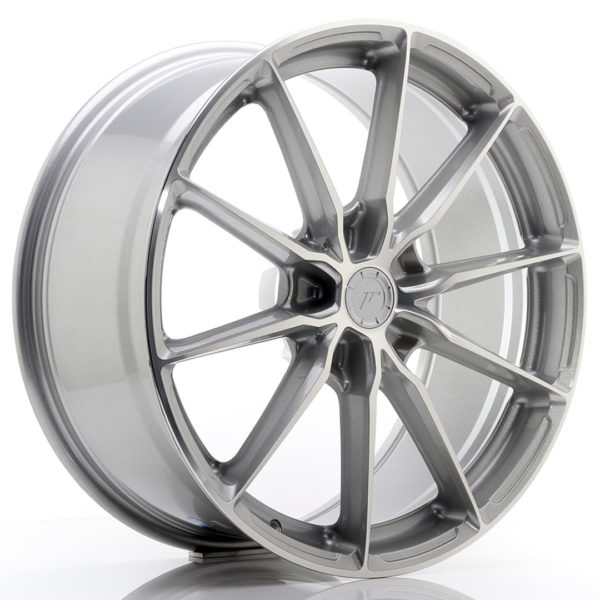 JR Wheels JR37 20x9 ET20-45 5H (Custom PCD) Silver Machined Face