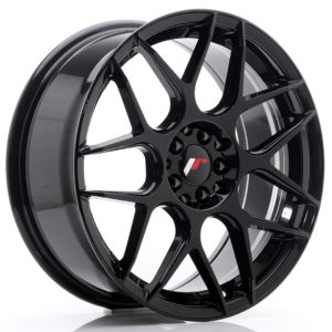 JR Wheels JR18 17x8 ET35 5H (Custom PCD) Glossy Black