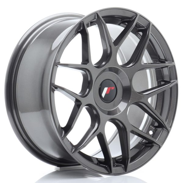 JR Wheels JR18 17x8 ET35 (Custom PCD) Hyper Gray