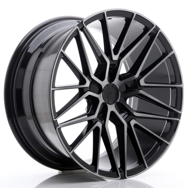 JR Wheels JR38 20x10 ET20-45 5H (Custom PCD) Black Brushed w/Tinted Face