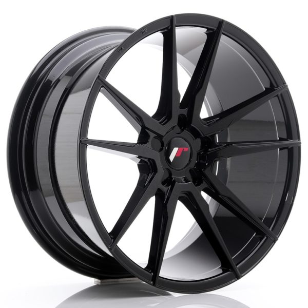 JR Wheels JR21 20x10 ET40 5H (Custom PCD) Glossy Black