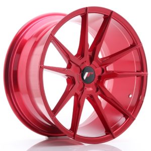 JR Wheels JR21 19x9,5 ET20-40 5H (Custom PCD) Platinum Red