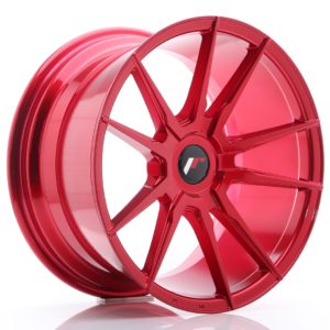 JR Wheels JR21 18x9,5 ET20-40 (Custom PCD) Platinum Red