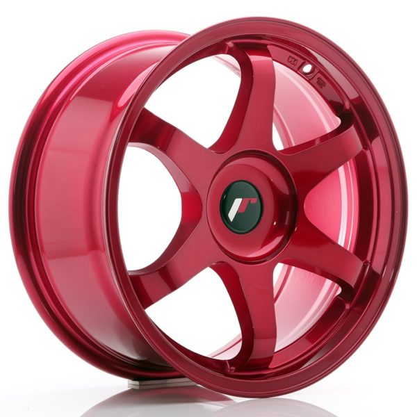 JR Wheels JR3 17x8 ET35 (Custom PCD) Platinum Red