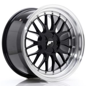 JR Wheels JR23 18x9,5 ET25-48 5H (Custom PCD) Gloss Black w/Machined Lip