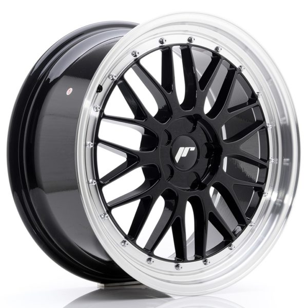 JR Wheels JR23 19x8,5 ET35-50 5H (Custom PCD) Gloss Black w/Machined Lip