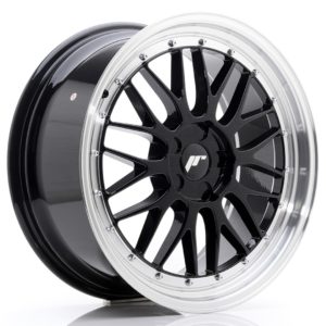 JR Wheels JR23 19x8,5 ET20-50 5H (Custom PCD) Gloss Black w/Machined Lip