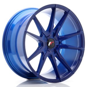 JR Wheels JR21 19x9,5 ET20-40 5H (Custom PCD) Platinum Blue