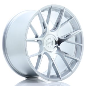 JR Wheels JR42 20x11 ET20-35 (Custom PCD) Silver Machined Face