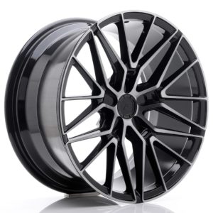 JR Wheels JR38 19x9,5 ET35-45 5H (Custom PCD) Black Brushed w/Tinted Face