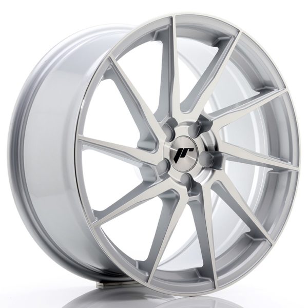 JR Wheels JR36 19x8,5 ET40-50 5H (Custom PCD) Silver Brushed Face