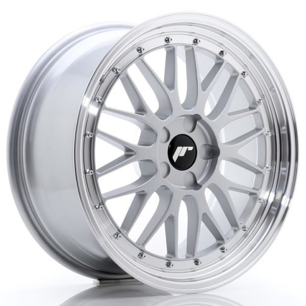 JR Wheels JR23 19x8,5 ET35-50 5H (Custom PCD) Hyper Silver w/Machined Lip