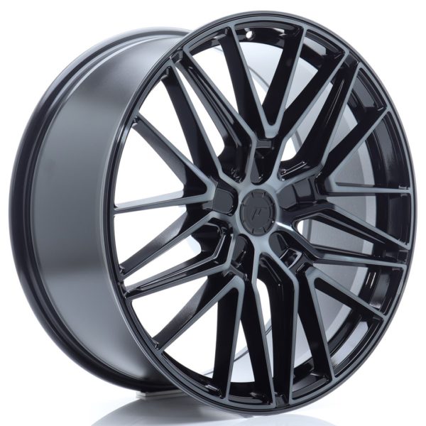 JR Wheels JR38 21x9 ET10-52 5H (Custom PCD) Black Brushed w/Tinted Face