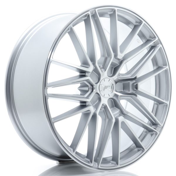 JR Wheels JR38 21x9 ET10-52 5H (Custom PCD) Silver Machined