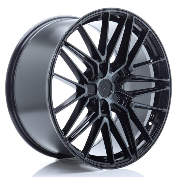 JR Wheels JR38 21x9,5 ET0-35 5H (Custom PCD) Black Brushed w/Tinted Face