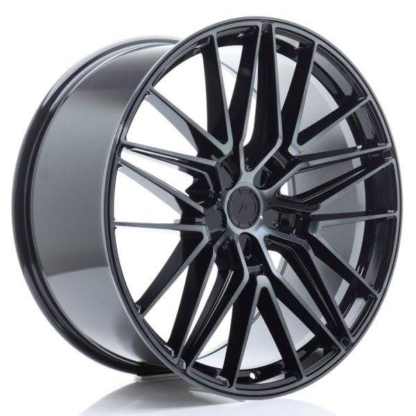 JR Wheels JR38 22x9,5 ET0-35 5H (Custom PCD) Black Brushed w/Tinted Face