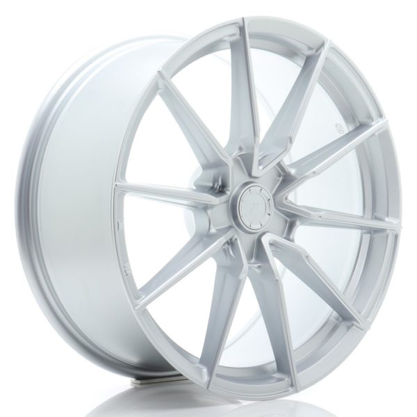 JR Wheels SL02 19x8 ET20-40 (Custom PCD) Matt Silver