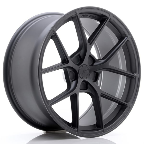 JR Wheels SL01 19x9 ET20-35 (Custom PCD) Matt Gun Metal