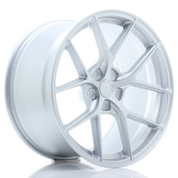 JR Wheels SL01 19x9 ET20-35 (Custom PCD) Matt Silver