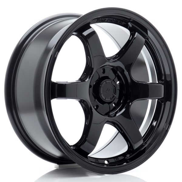 JR Wheels SL03 17x8 ET20-42 5H (Custom PCD) Gloss Black