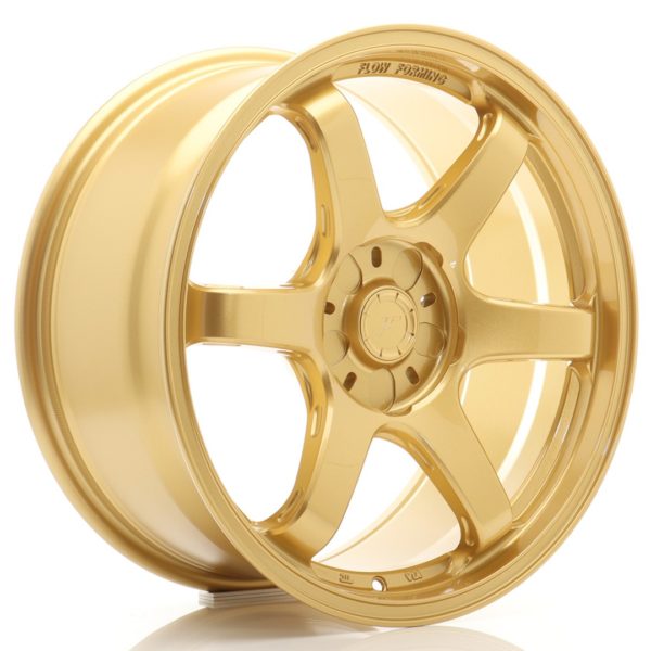 JR Wheels SL03 18x8 ET20-35 5H (Custom PCD) Gold