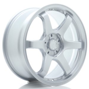 JR Wheels SL03 18x8 ET20-35 5H (Custom PCD) Matt Silver