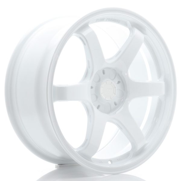 JR Wheels SL03 18x8 ET20-35 5H (Custom PCD) White