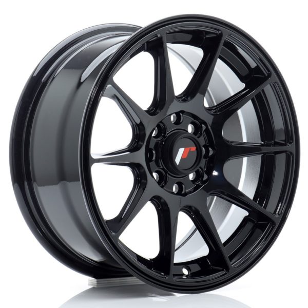 JR Wheels JR11 15x7 ET30 4x100/108 Gloss Black