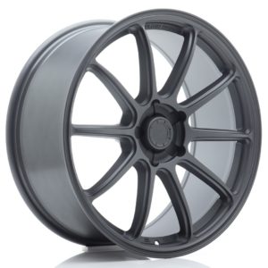 JR Wheels SL04 19x8 ET20-40 5H (Custom PCD) Matt Gun Metal