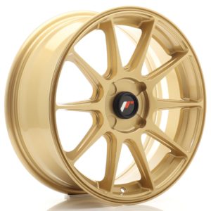 JR Wheels JR11 17x7 ET20-38 4H (Custom PCD) Gold