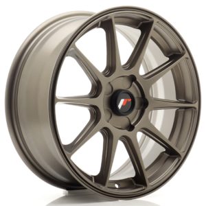 JR Wheels JR11 17x7 ET20-38 5H (Custom PCD) Matt Bronze